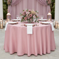 Premium Polyester 108" Round Tablecloth - Dusty Rose/Mauve - CV Linens