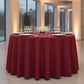 Apple Red Economy Polyester 120" Round Tablecloth | Wedding | Event | Wholesale by CV Linens