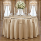Satin 120" Round Tablecloth - Champagne - CV Linens