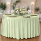 Velvet 120" Round Tablecloth - Sage Green - CV Linens