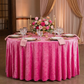 Velvet 132" Round Tablecloth - Fuchsia - CV Linens