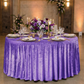 Velvet 132" Round Tablecloth - Purple - CV Linens