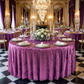 Velvet 132" Round Tablecloth - Violet - CV Linens
