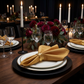 Premium Polyester Napkin 20"x20" - Gold - CV Linens