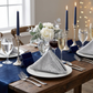 Velvet 20"x20" Linen Napkin - Silver - CV Linens