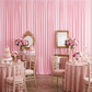 Spandex 4-way Stretch Drape Curtain 10ft H x 60" W - Pink - CV Linens
