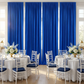 Spandex 4-way Stretch Drape Curtain 10ft H x 60" W - Royal Blue - CV Linens