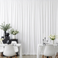 Spandex 4-way Stretch Drape Curtain 10ft H x 60" W - White - CV Linens