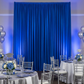 Spandex 4-way Stretch Drape Curtain 12ft H x 60" W - Royal Blue - CV Linens