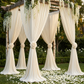 Spandex 4-way Stretch Drape Curtain 12ft H x 60" W - Ivory - CV Linens