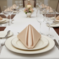 Lifestyle_Front_Champagne Satin Napkin Size: 20 X 20 in