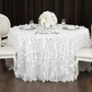 Lifestyle_Front_White Petal Circle Taffeta 132" Round Tablecloth