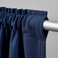 Spandex 4-way Stretch Drape Curtain 10ft H x 60" W - Navy Blue - CV Linens