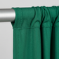 Spandex 4-way Stretch Drape Curtain 12ft H x 60" W - Emerald Green - CV Linens