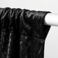 Velvet 12ft H x 52" W Drape/Backdrop Curtain Panel - Black - CV Linens