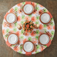 Blooming Mums 108" Round Tablecloth - CV Linens