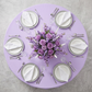 Lavender Premium Polyester 108" Round Tablecloth | Wedding | Event | Wholesale by CV Linens