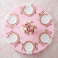 Premium Polyester 108" Round Tablecloth - Pink - CV Linens