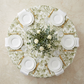 Olive Green French Toile 120" Round Tablecloth | Polyester | Wedding | Event | Wholesale by CV Linens