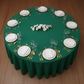 Emerald Green Premium Polyester 120" Round Tablecloth | Wedding | Event | Wholesale by CV Linens
