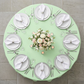 Mint Green Premium Polyester Round Tablecloth Size: 120 in | Wedding | Event | Wholesale by CV Linens