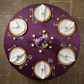 Eggplant/Plum Economy Polyester Tablecloth Round Size: 120 in | Wedding | Event | Wholesale by CV Linens
