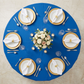 Royal Blue Economy Polyester 120" Round Tablecloth | Wedding | Event | Wholesale by CV Linens