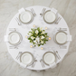 White Premium Polyester 120" Round Tablecloth | Wedding | Event | Wholesale by CV Linens