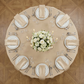 Satin 120" Round Tablecloth - Champagne - CV Linens