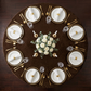 Velvet 120" Round Tablecloth - Chocolate - CV Linens