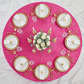 Velvet 120" Round Tablecloth - Fuchsia - CV Linens
