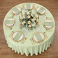 Velvet 120" Round Tablecloth - Sage Green - CV Linens
