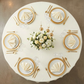 Ivory Round Premium Polyester Tablecloth Size: 132 in | Wedding | Event | Wholesale by CV Linens
