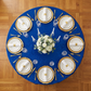 Velvet 132" Round Tablecloth - Royal Blue - CV Linens