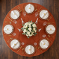 Velvet 132" Round Tablecloth - Rust - CV Linens