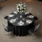Lifestyle_Top_Black Pintuck Round Tablecloth Size: 132 in 