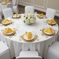 Lifestyle_Top_Canary Yellow Satin Napkin Size: 20 X 20 in