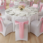 Lifestyle_Top_Medium Pink Standard Satin Chair Sash Size: 6 X 108 in