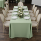Lifestyle_Top_Sage Green Rectangular Oblong Premium Polyester Tablecloth Size: 90 X 132 in