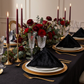Velvet 20"x20" Linen Napkin - Black - CV Linens