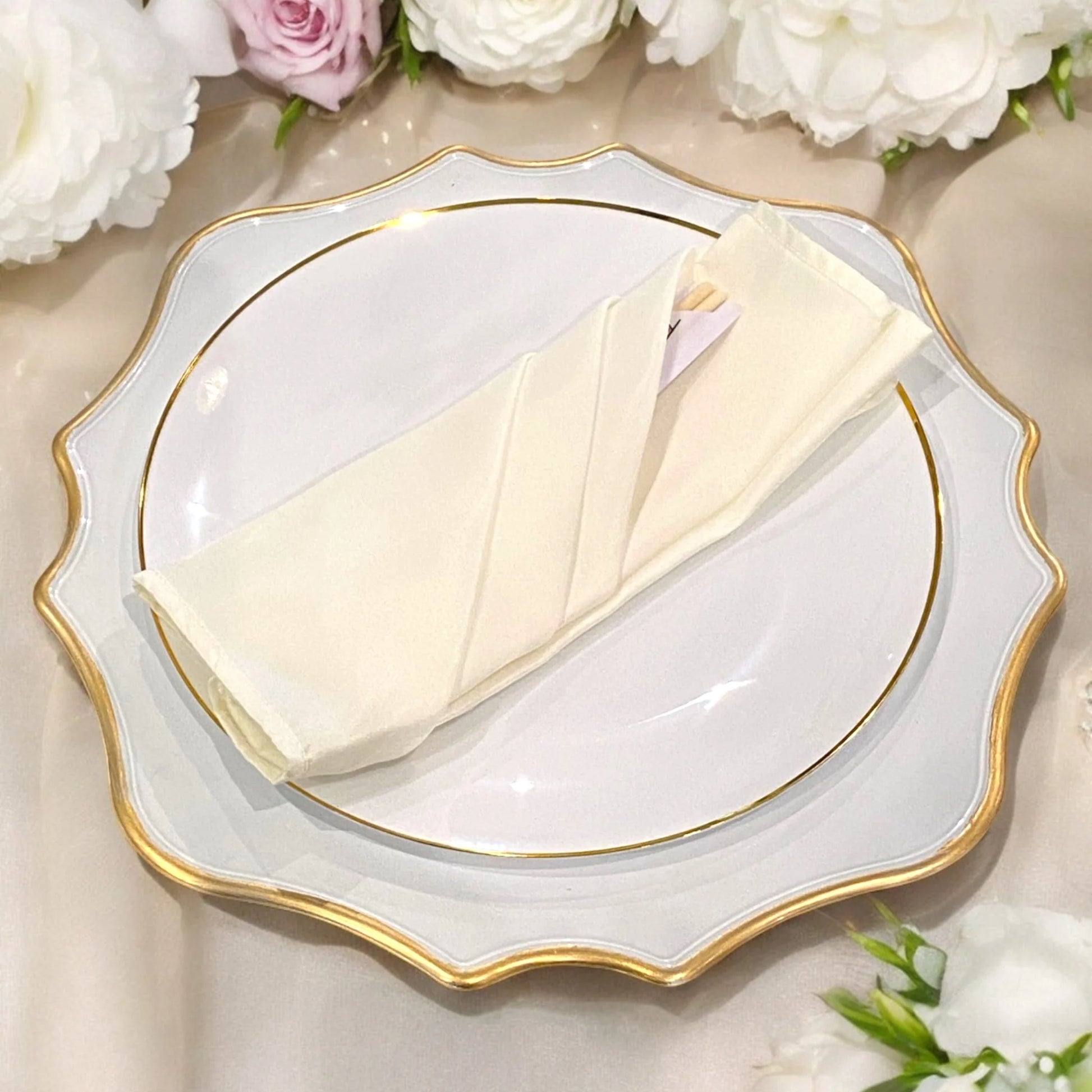 Lotus Scalloped Acrylic 13