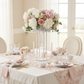 Luxe Drum Table Centerpiece Stand - White