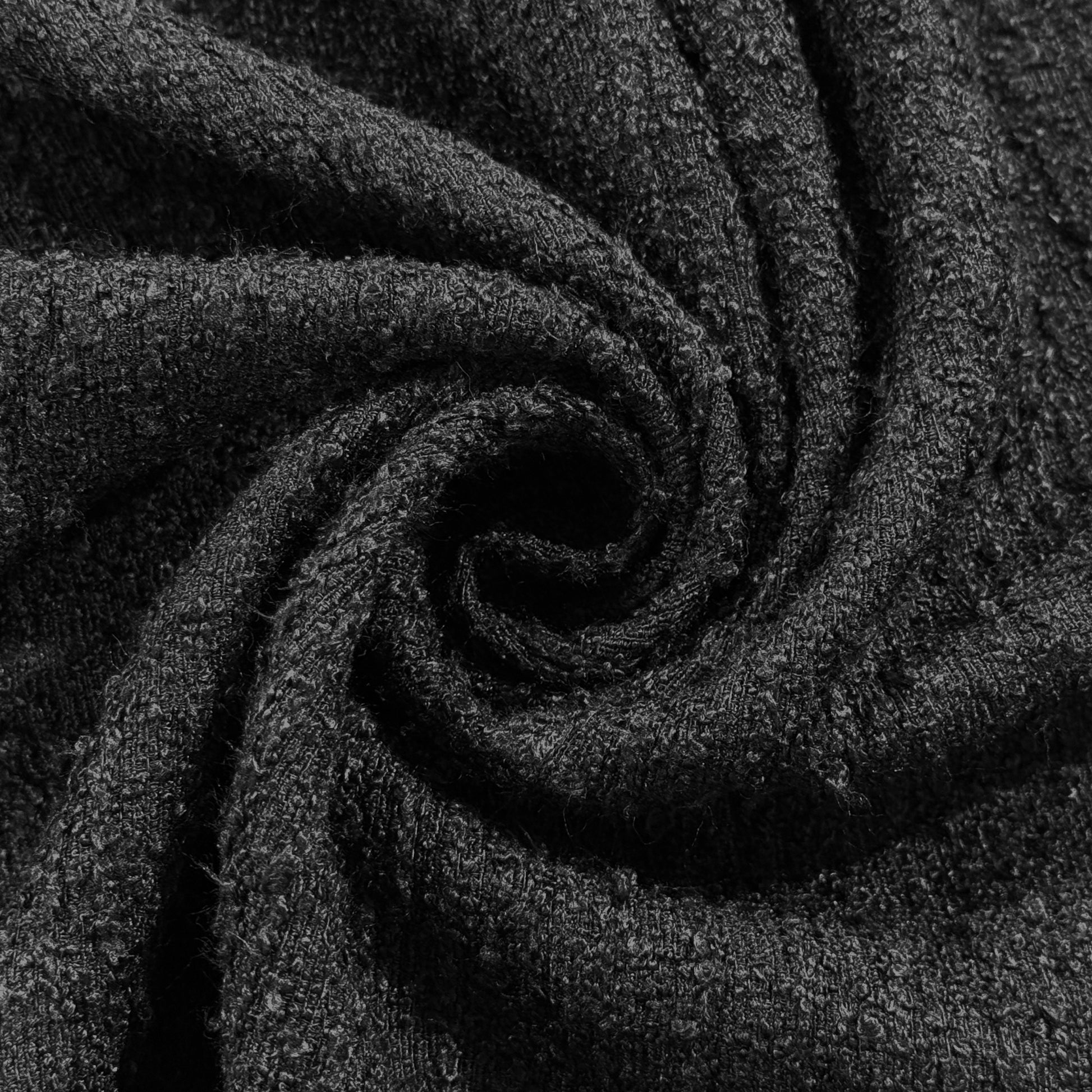 Luxury Boucle Black fabric