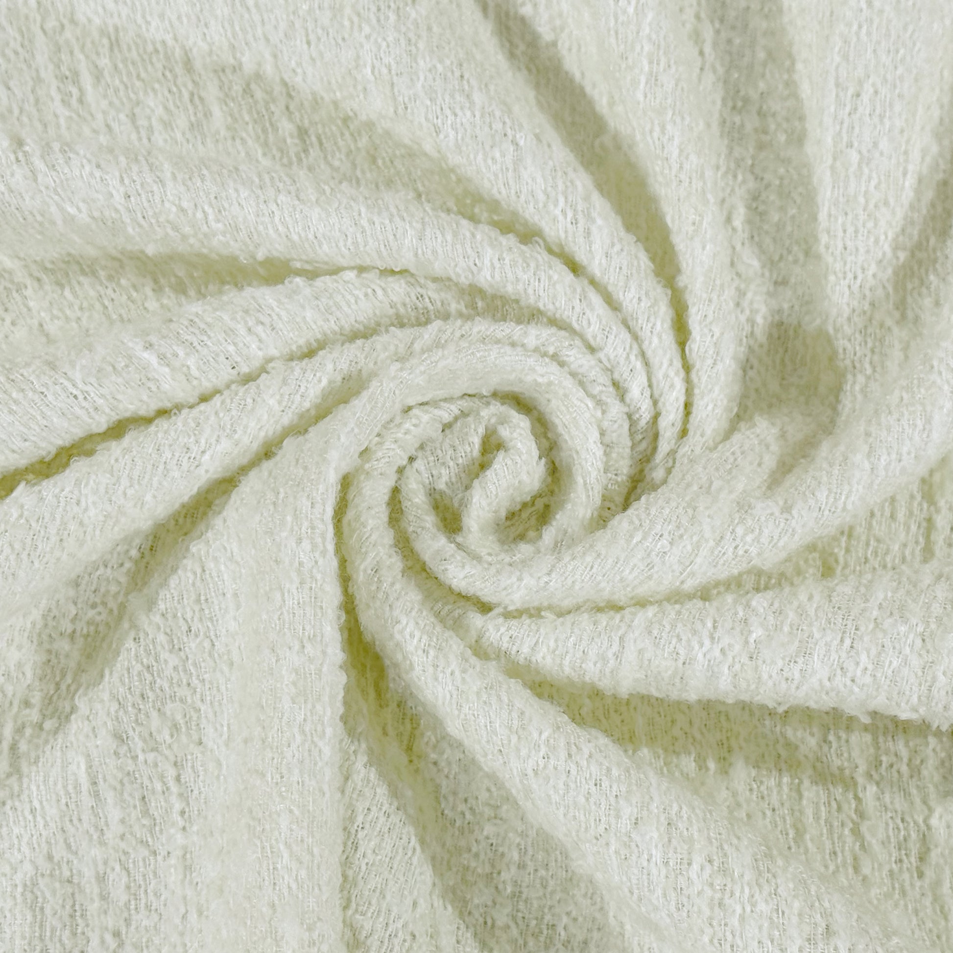Luxury Boucle Ivory fabric