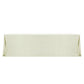 Luxury Boucle Rectangular Tablecloth Ivory full view