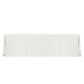 Luxury Boucle Rectangular Tablecloth - White full view