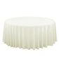 Luxury Boucle Round Tablecloth Ivory - CV Linens