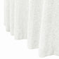 Luxury Boucle Round Tablecloth White 
bottom