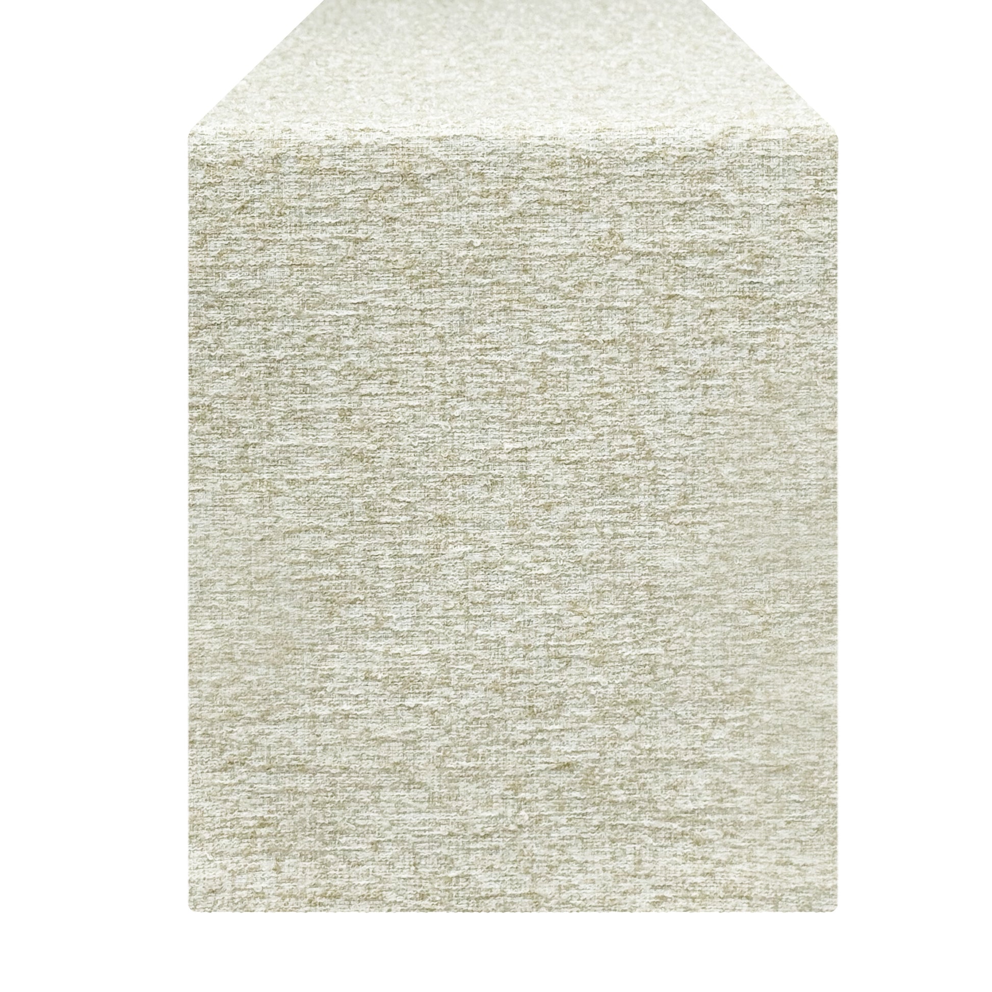Luxury Boucle Table Runner Beige - CV Linens