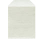 Luxury Boucle Table Runner Ivory end view
